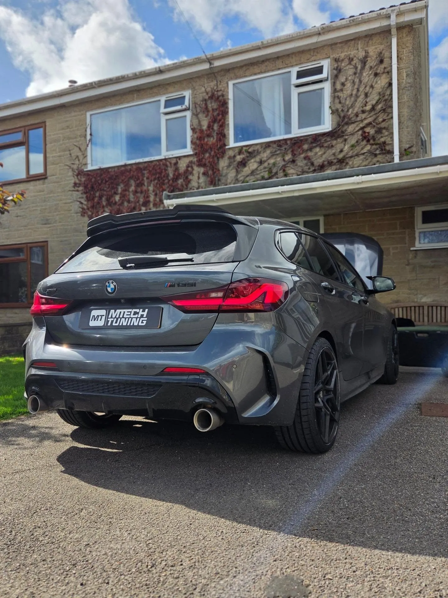 BMW M135i F40 Stage 1 & Same-Day MG1 ECU Unlock, photographed by MTechTuning