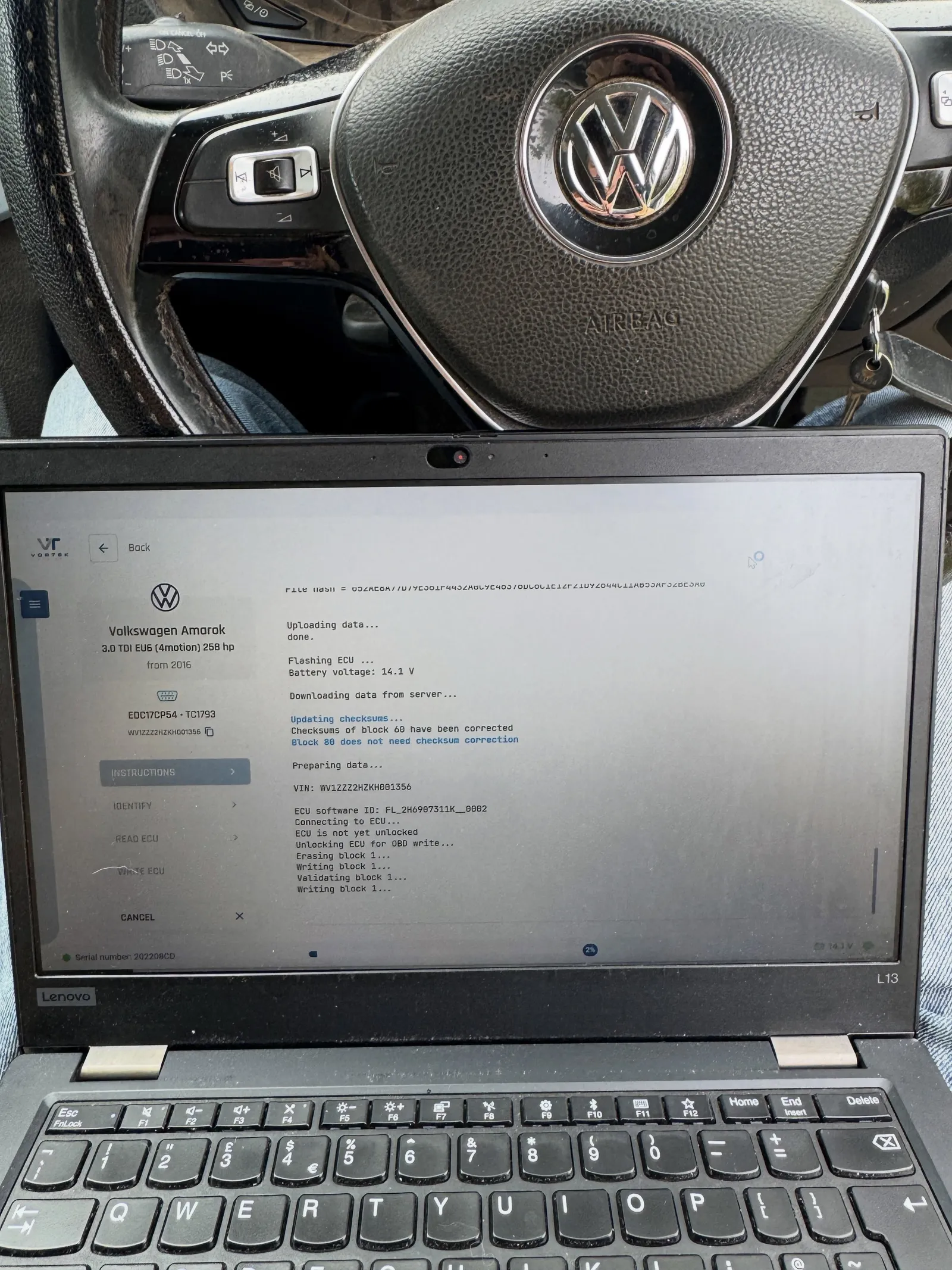 Volkswagen Amarok 3.0 V6 TDI AdBlue Solution photographed by MTechTuning