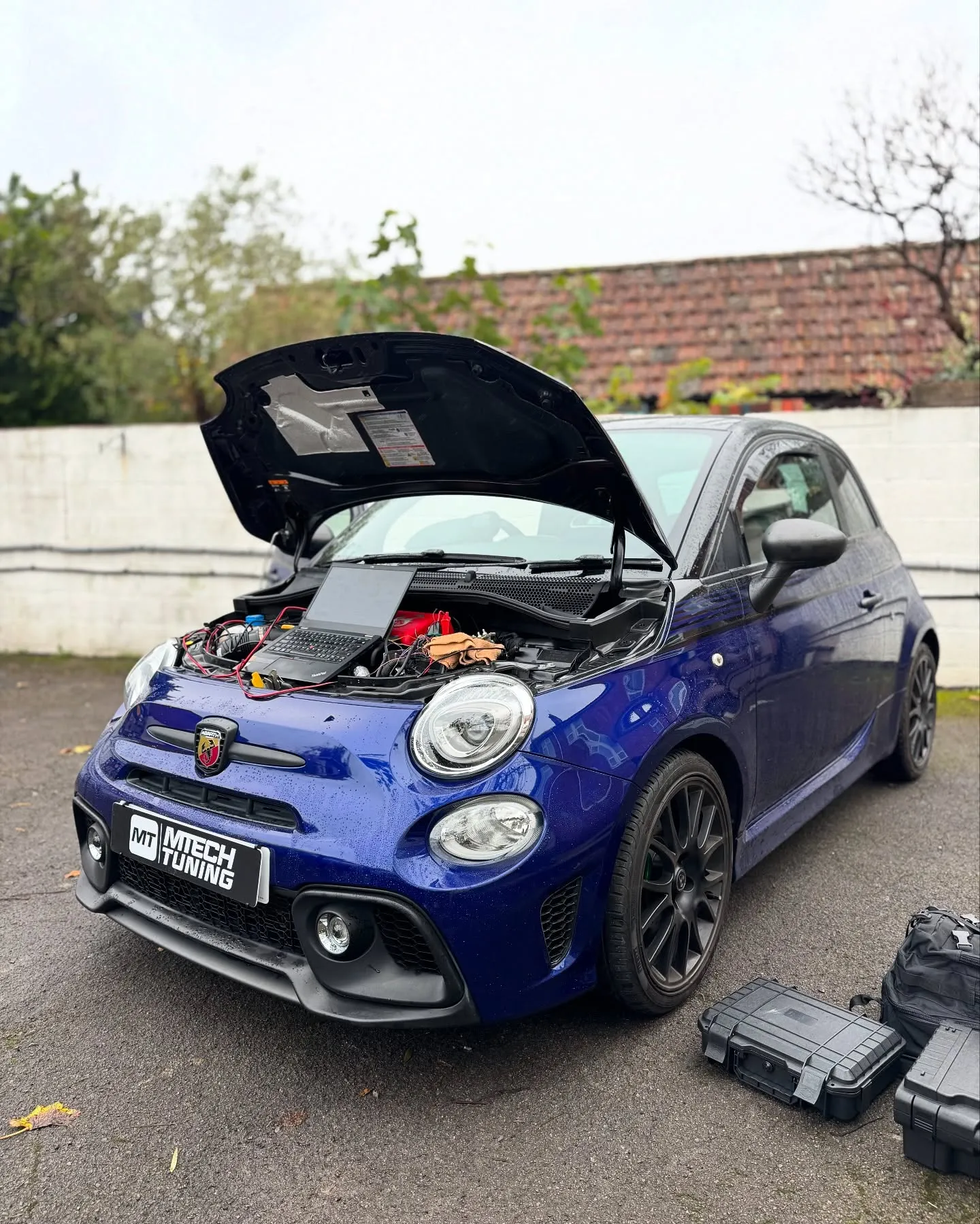 Abarth 595 Yamaha Monster Energy Edition Stage 1, photographed by MTechTuning