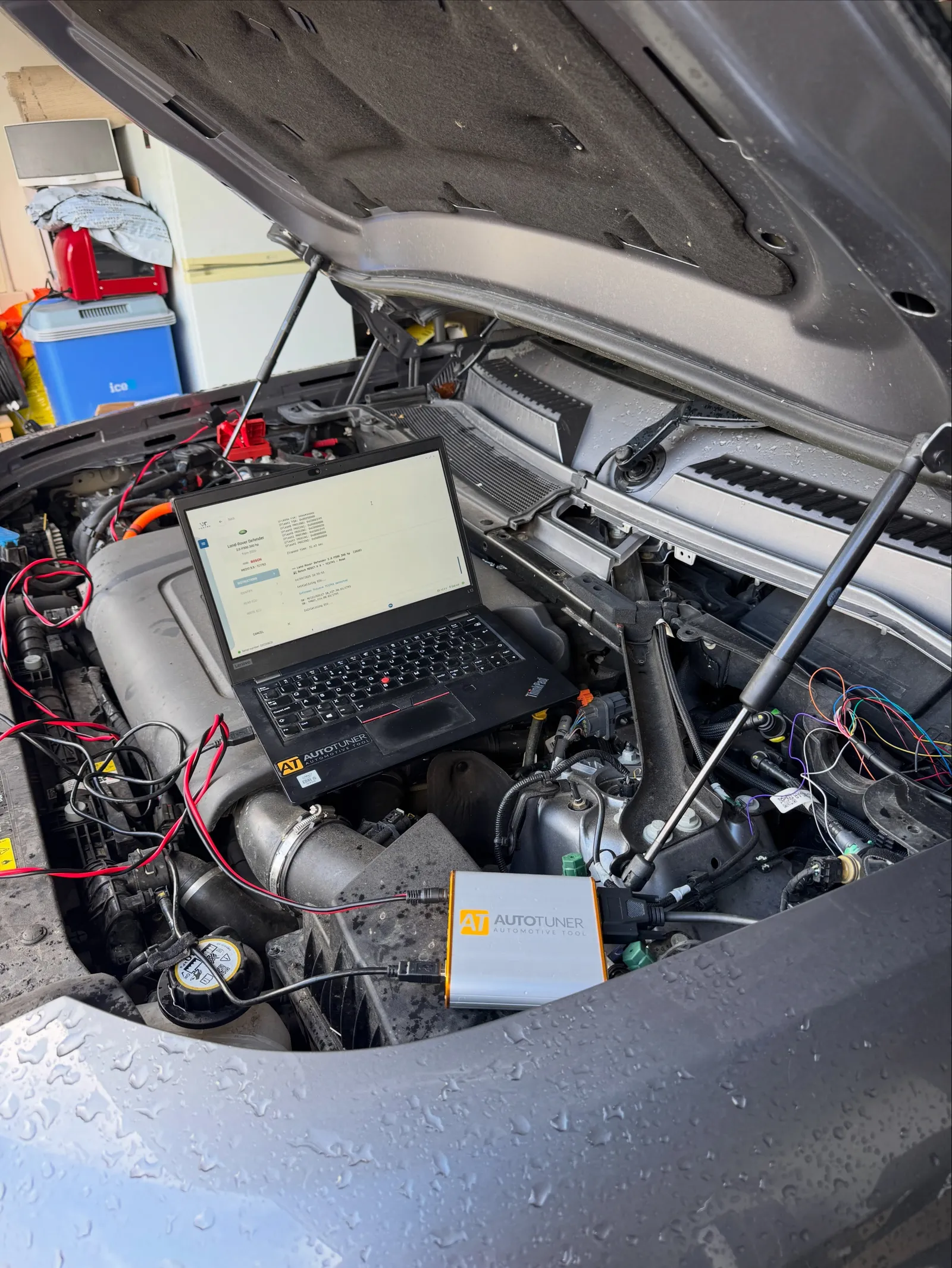 Land Rover Defender P400e OPF & O2 Software Solution photographed by MTechTuning