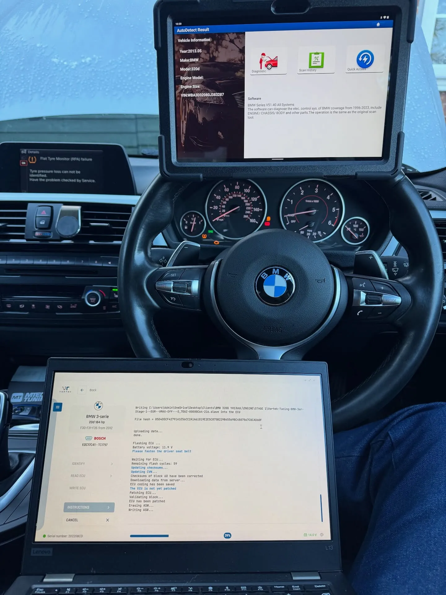 BMW 320d Stage 1 & EGR Solution (October 2025) photographed by MTechTuning