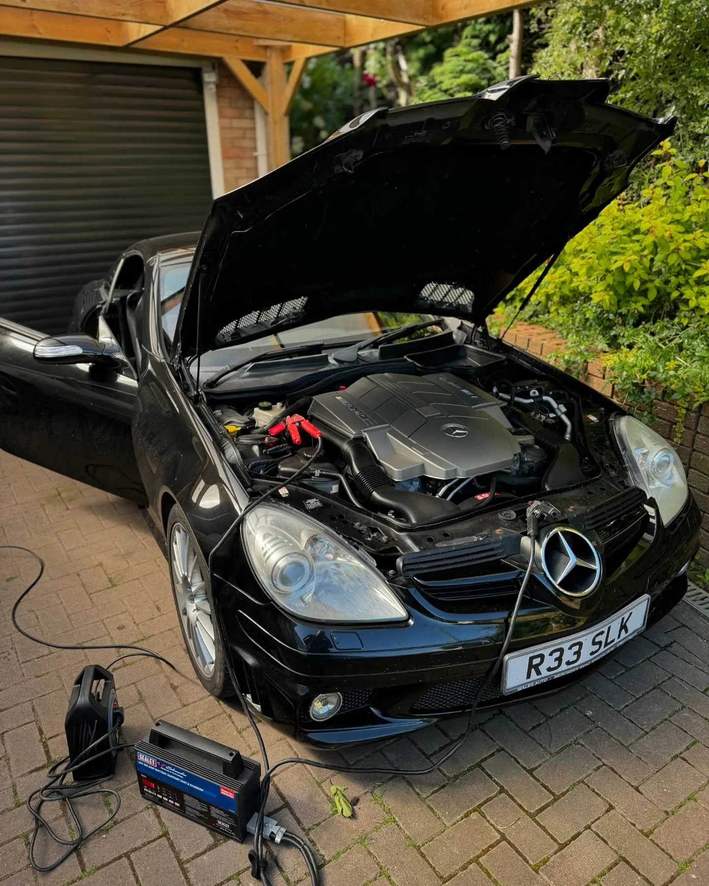 Mercedes-AMG SLK55 Stage 2, photographed by MTechTuning